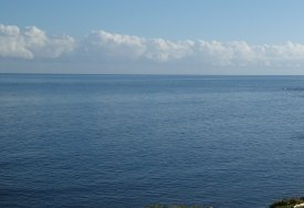 half photo of the sea at Mandras